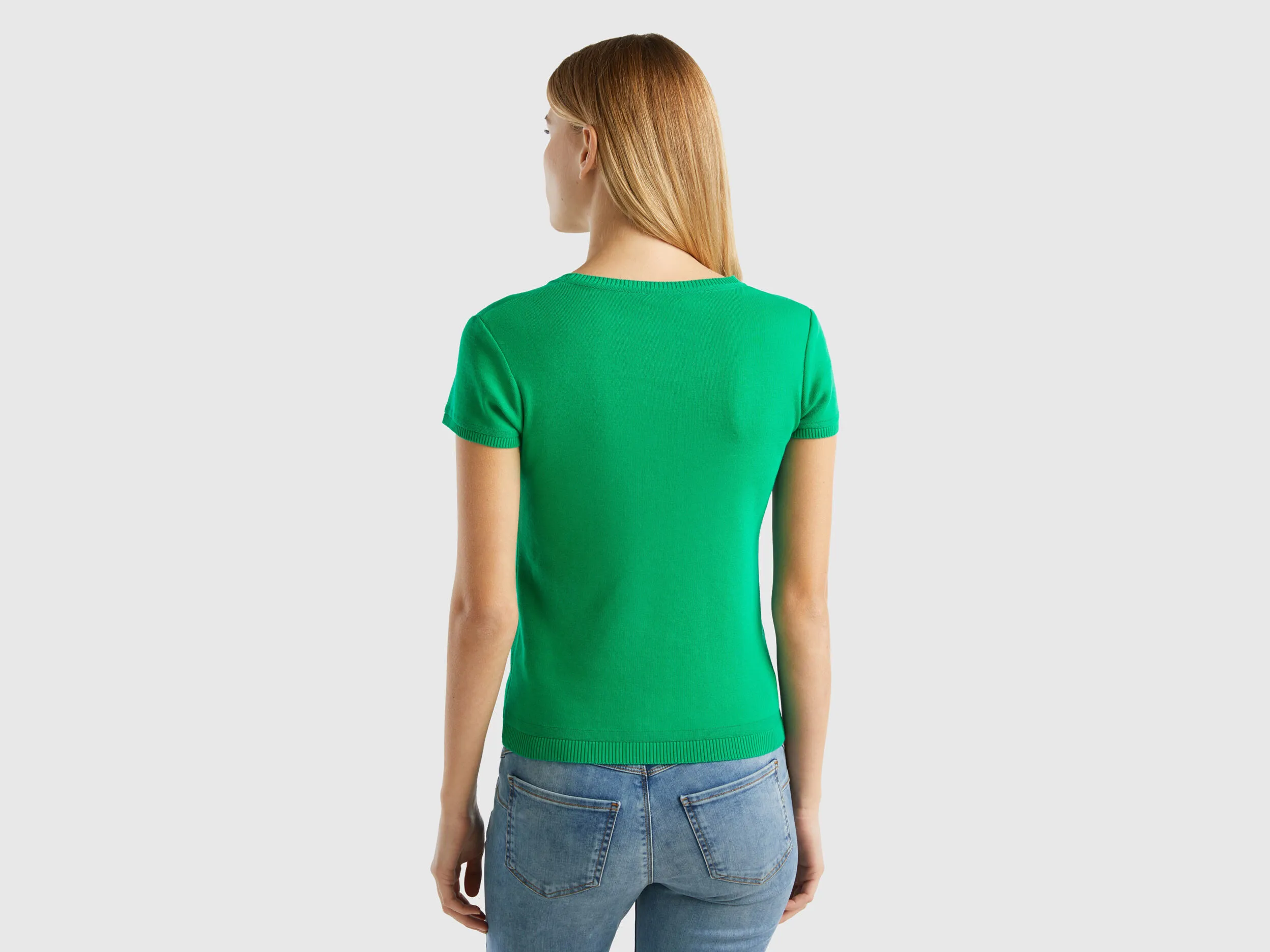 Jersey de manga corta de 100 % algodón