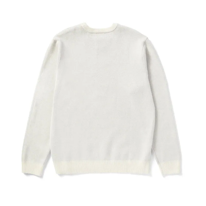 Jersey HUF: Bad News Crewneck Sweater (Bone)