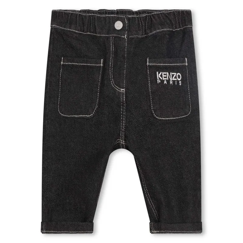 KENZO KIDS Pantalón vaquero bordado