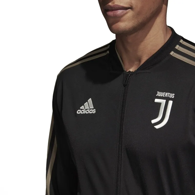 La Juventus de chándal de banco negro 2018/19 Adidas