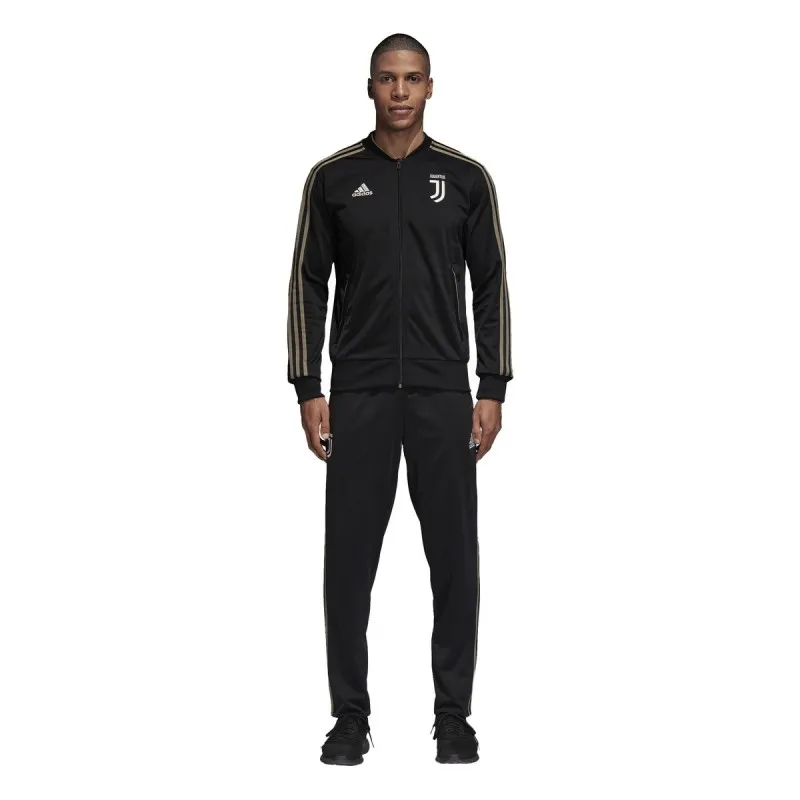 La Juventus de chándal de banco negro 2018/19 Adidas