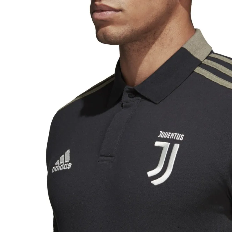 La Juventus de polo de representación de color negro Adidas 2018/19