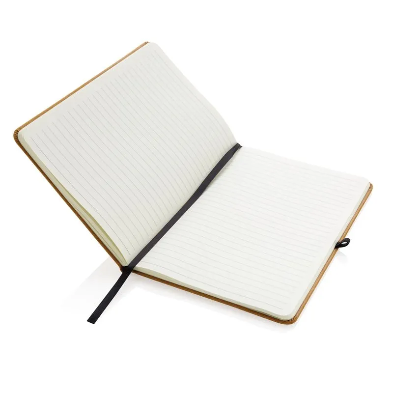 Libreta A5 de cuero reciclado de tapa dura