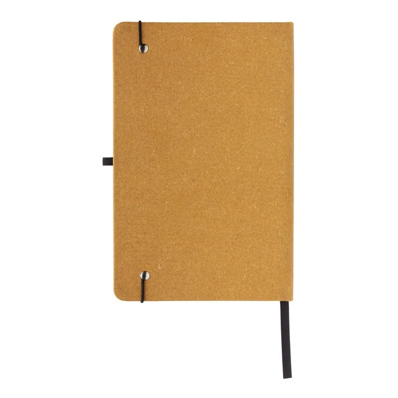 Libreta A5 de cuero reciclado de tapa dura