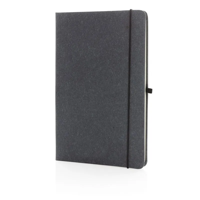 Libreta A5 de cuero reciclado de tapa dura