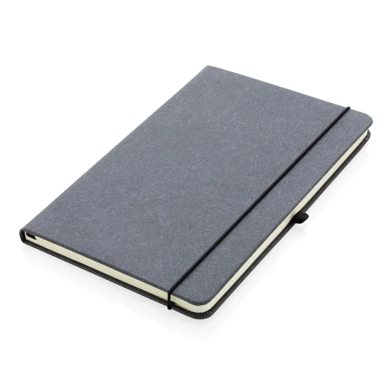 Libreta A5 de cuero reciclado de tapa dura