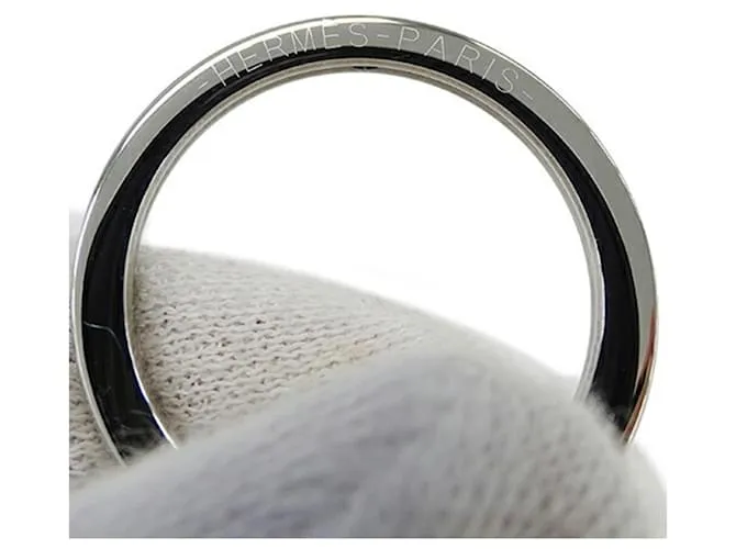 Llave de cuero Hermès en lima y púrpura Dorado 
