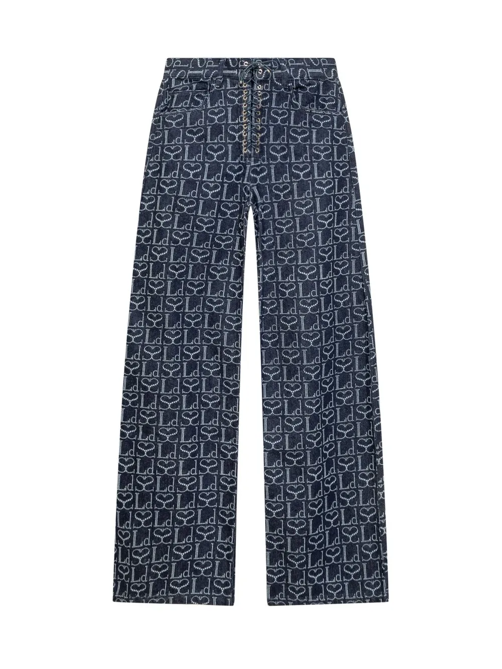 LUDOVIC DE SAINT SERNIN LaceUp Jeans