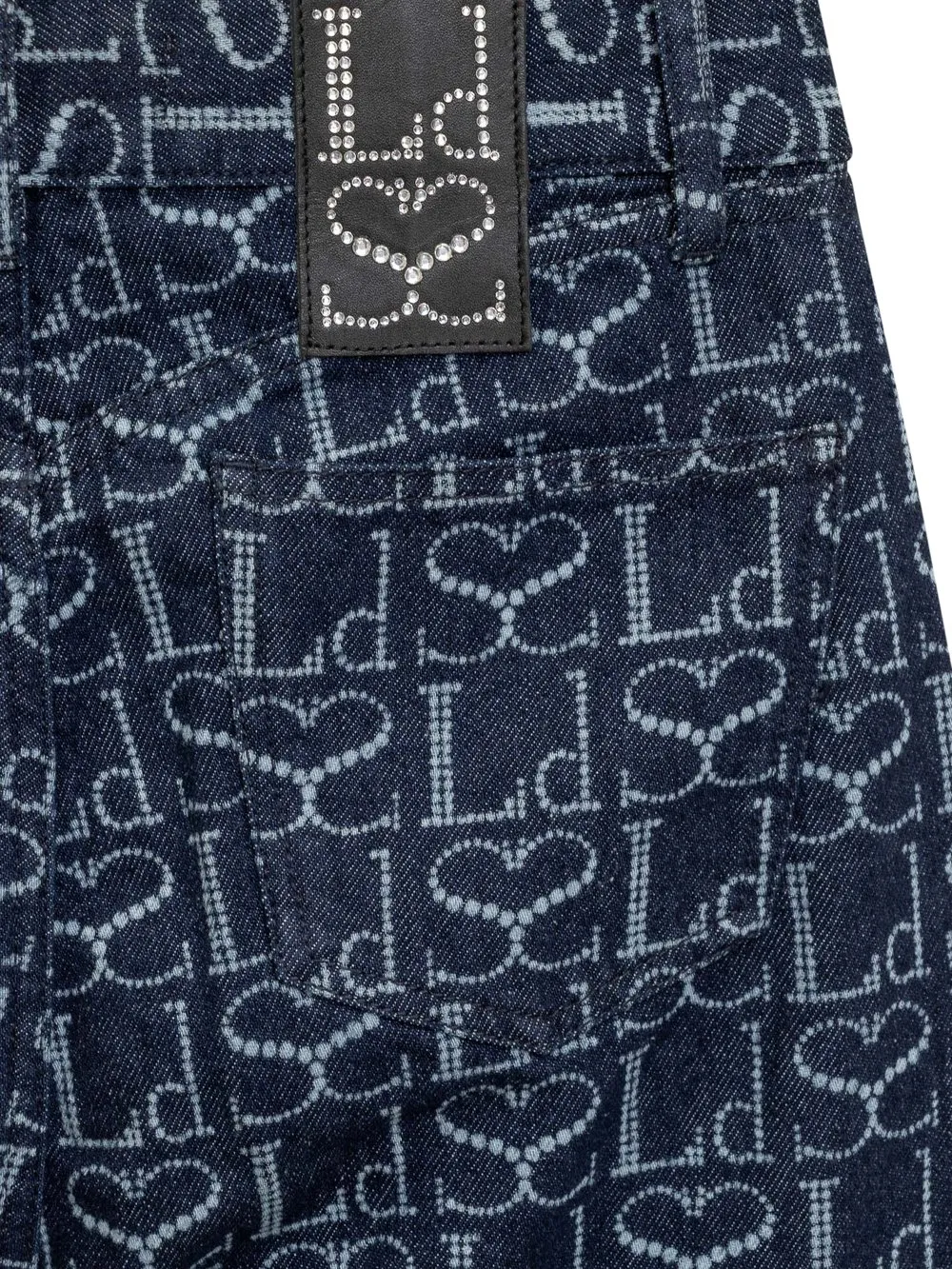 LUDOVIC DE SAINT SERNIN LaceUp Jeans