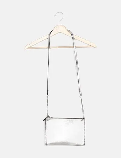 Mango Bolso plateado