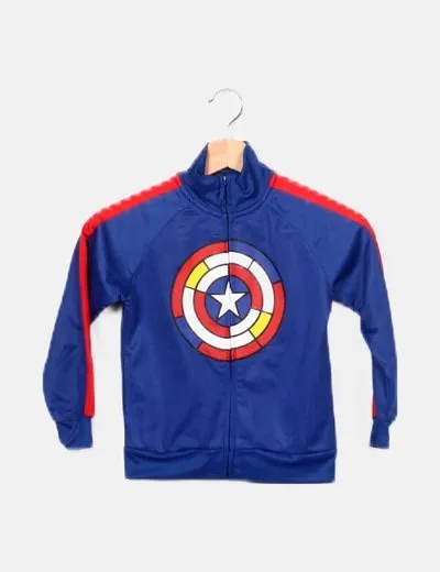 MARVEL Chaqueta azul print