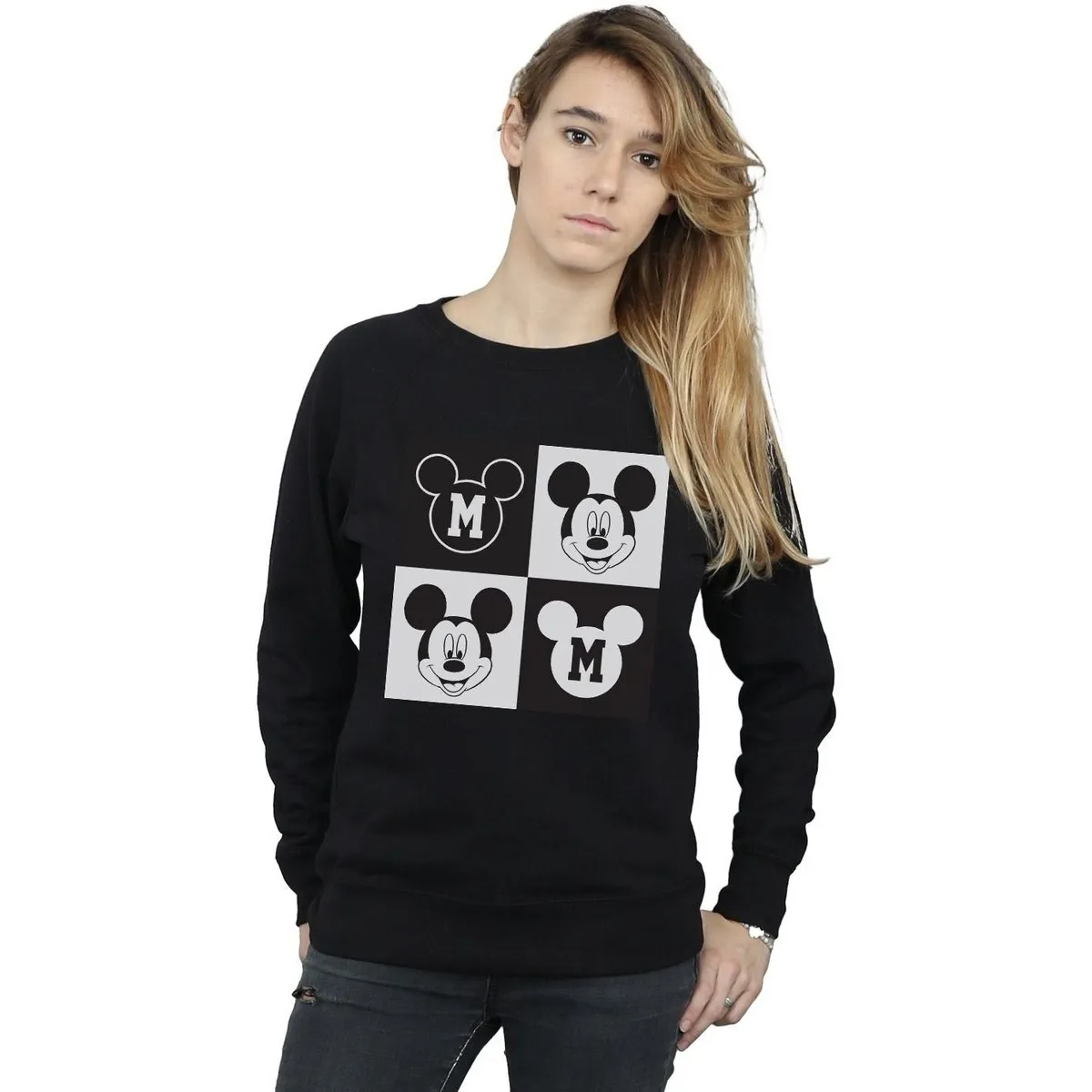 Mickey Mouse Smiling Squares