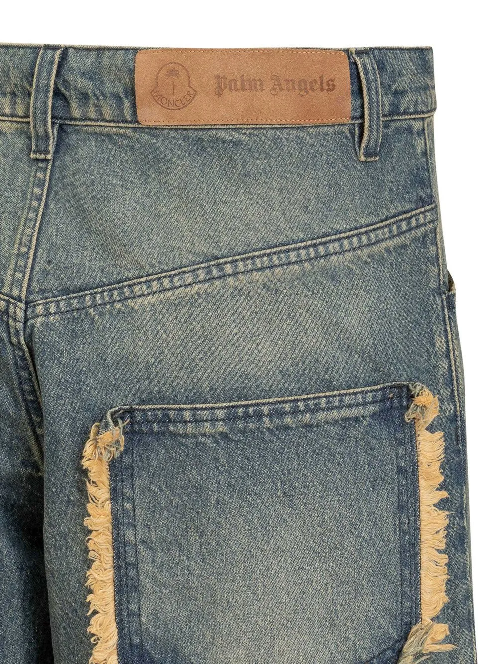 MONCLER GENIUS PALM ANGELS 8 Moncler Palm Angels Washed Jeans