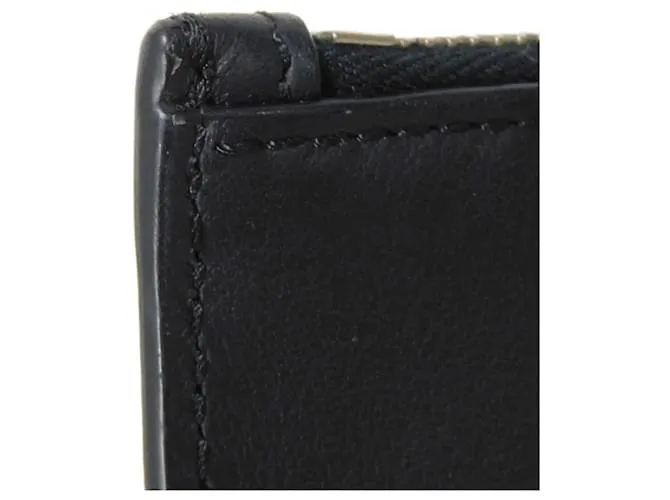 Monedero de cuero negro Fendi 