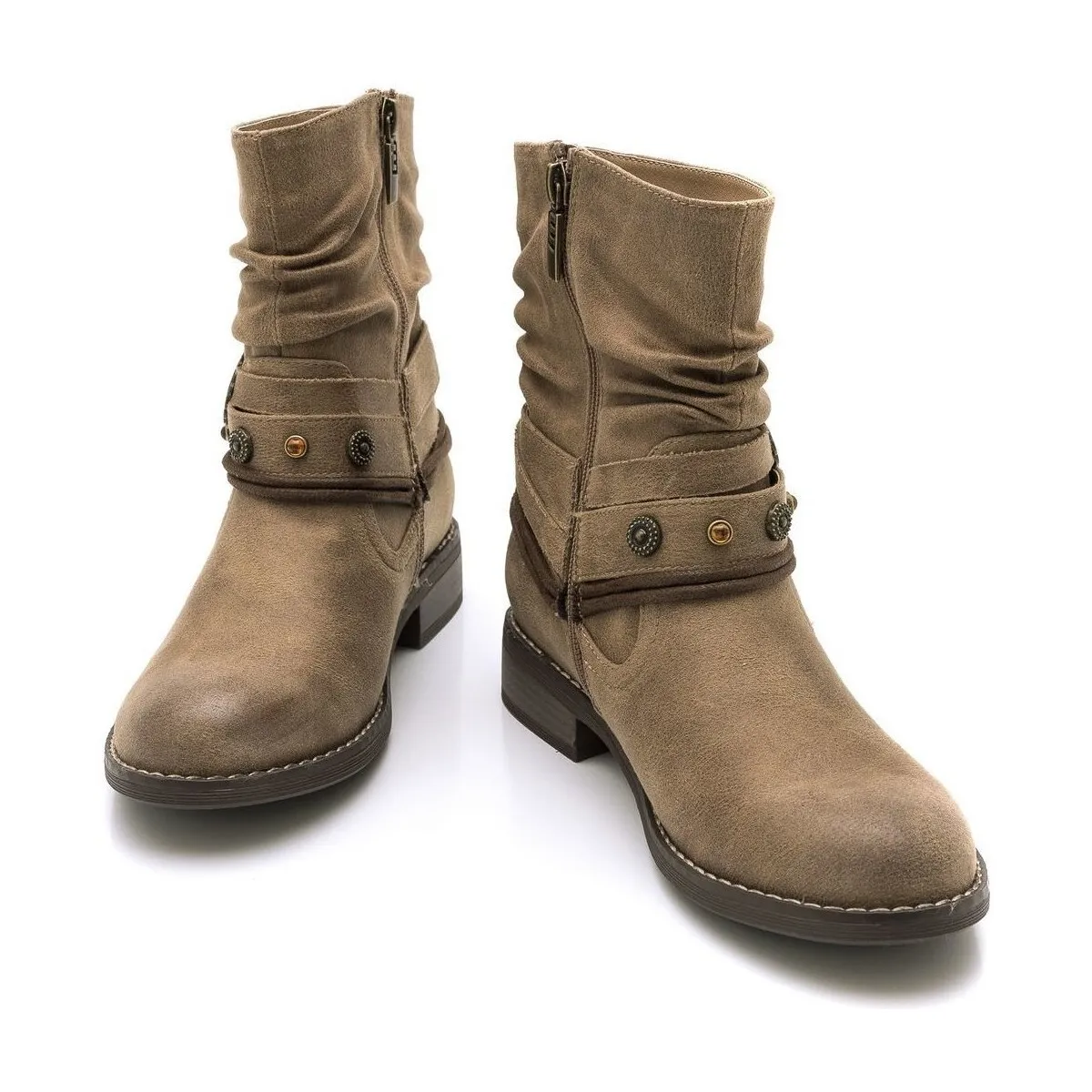 MUSTANG BOTIN DE MUJER JOVEN TAUPE