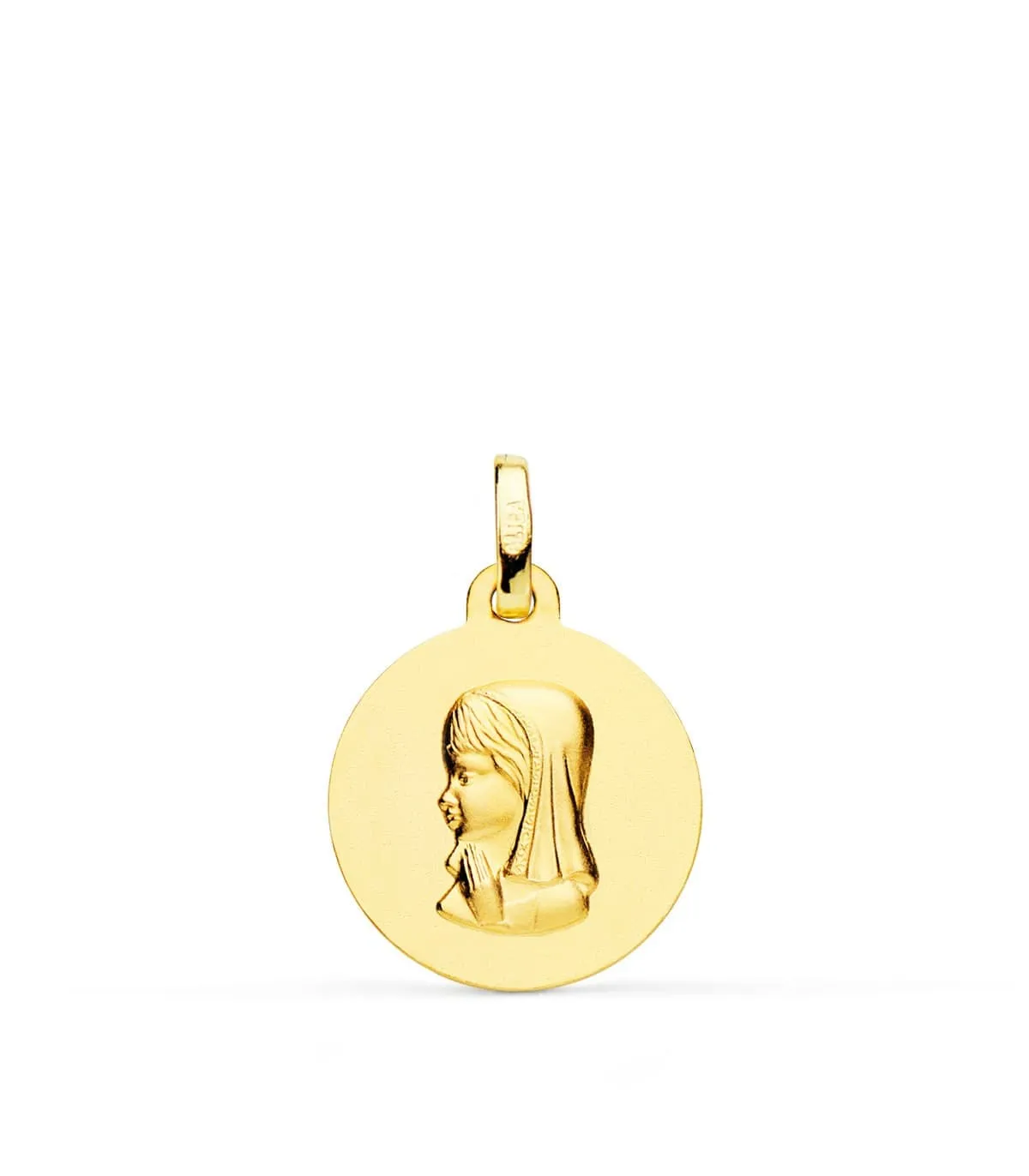 Médaille Vierge bisel 18 K