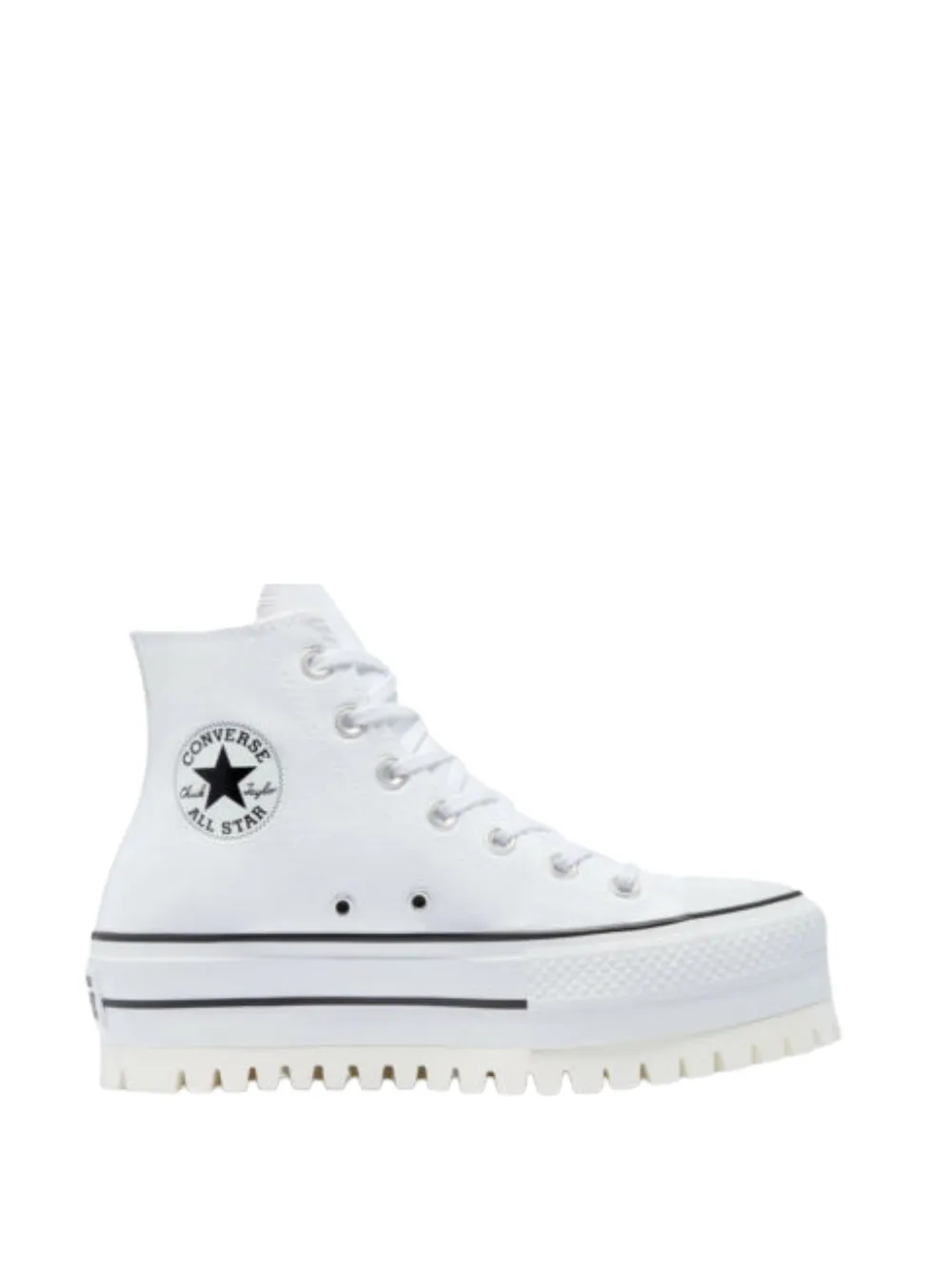 N373O Zapatos de plataforma Converse Chuck Taylor All Star Trek blancos
