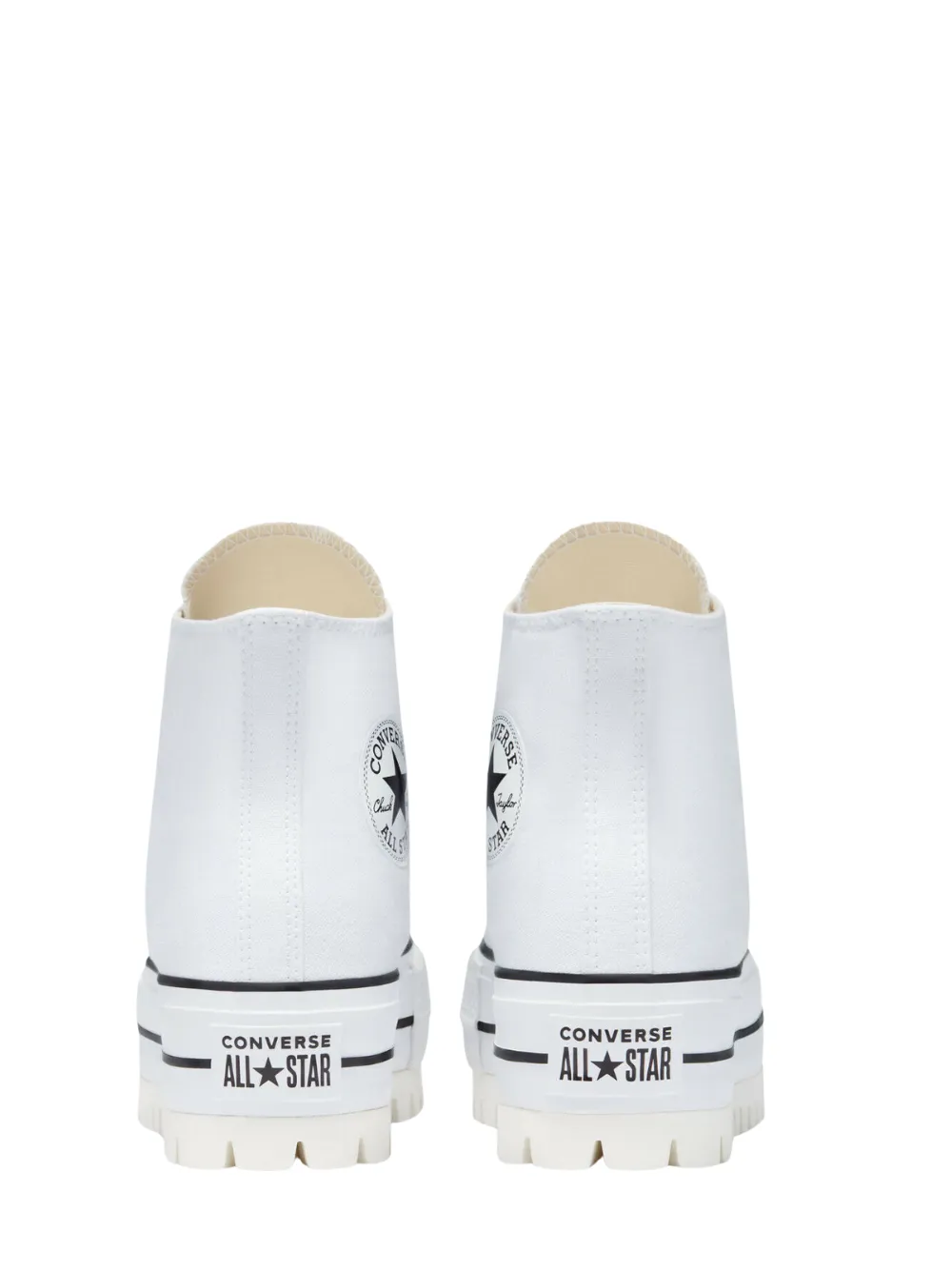 N373O Zapatos de plataforma Converse Chuck Taylor All Star Trek blancos