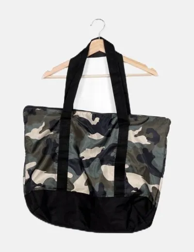 NoName Bolso estampado camuflaje