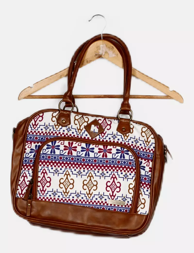NoName Bolso multicolor estampado