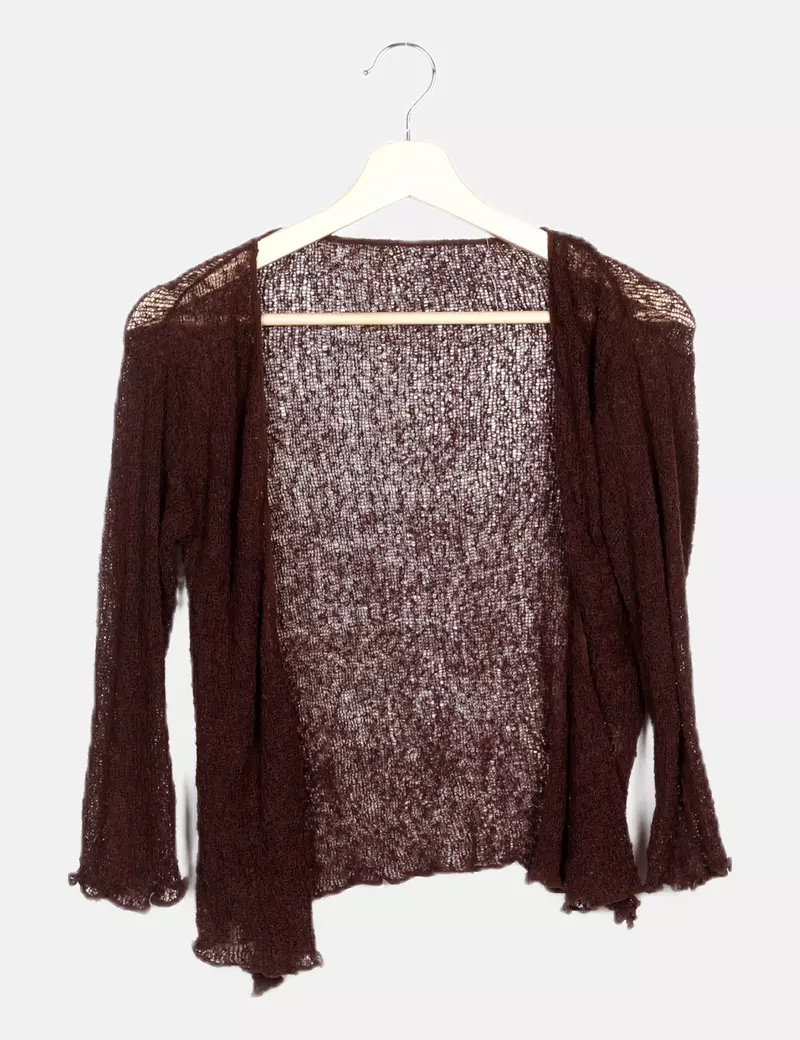 NoName Chaqueta calada marrón