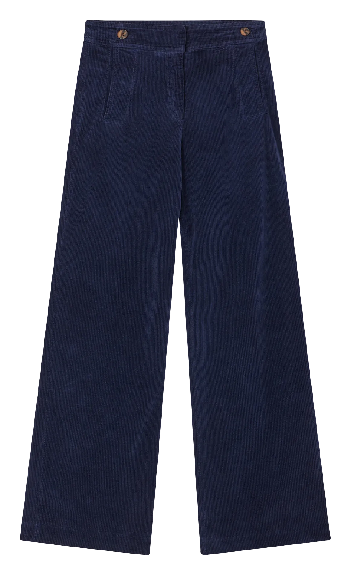NUR  PANTALóN CHINO RECTO DE PANA EN AZUL