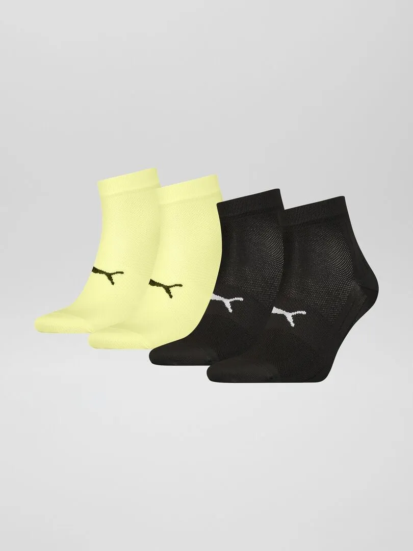 PACK DE 4 PARES DE CALCETINES UNISEX 'PUMA'  NEGRO