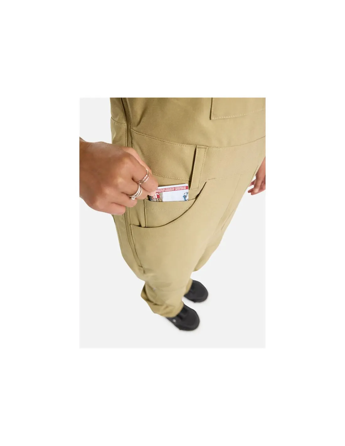 Pantalones de montaña Burton Avalon 2L beige Mujer