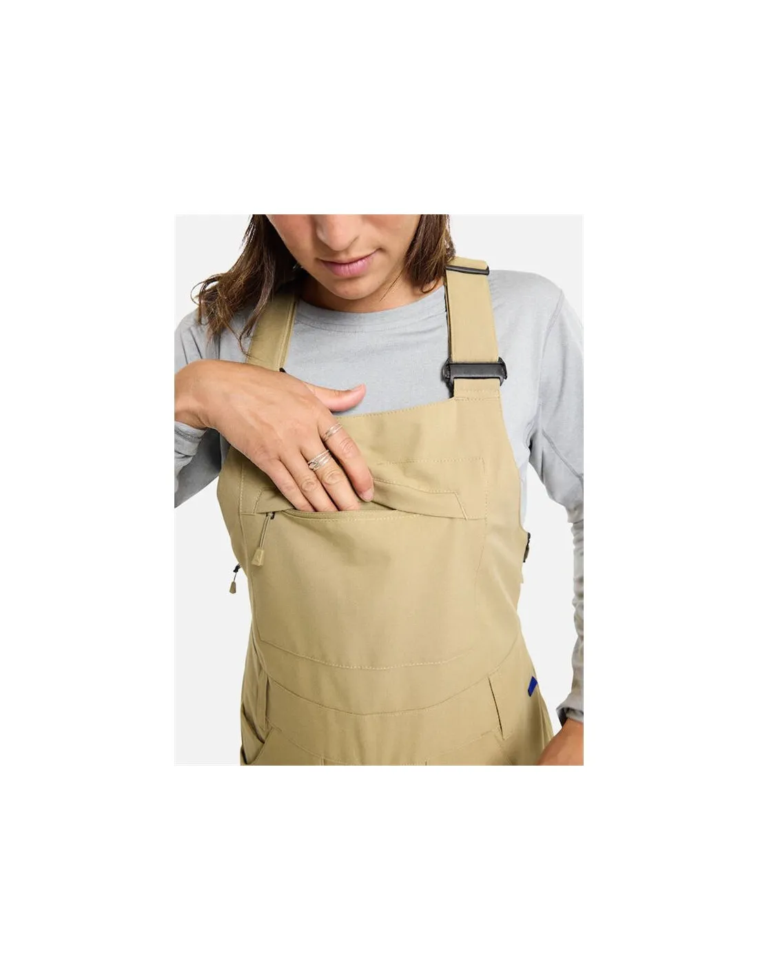 Pantalones de montaña Burton Avalon 2L beige Mujer