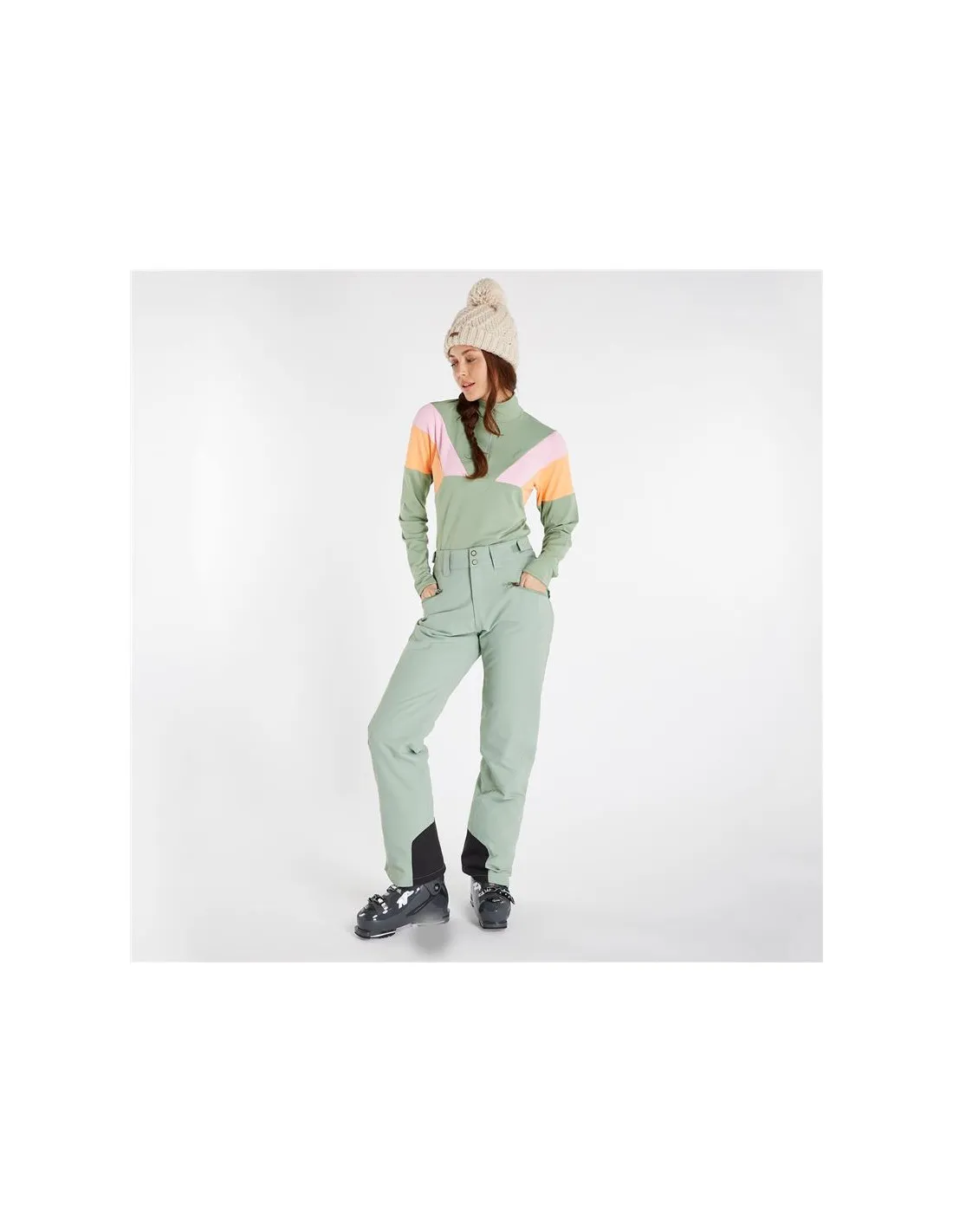 Pantalones de Snow Protest Kensington Mujer Verde