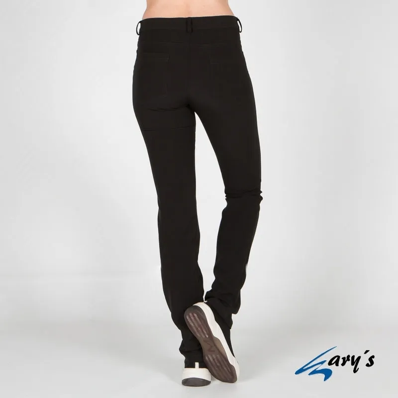 PANTALóN AJUSTADO MUJER NEGRO DE PLANA BIELáSTICA GARY'S  OUTLET