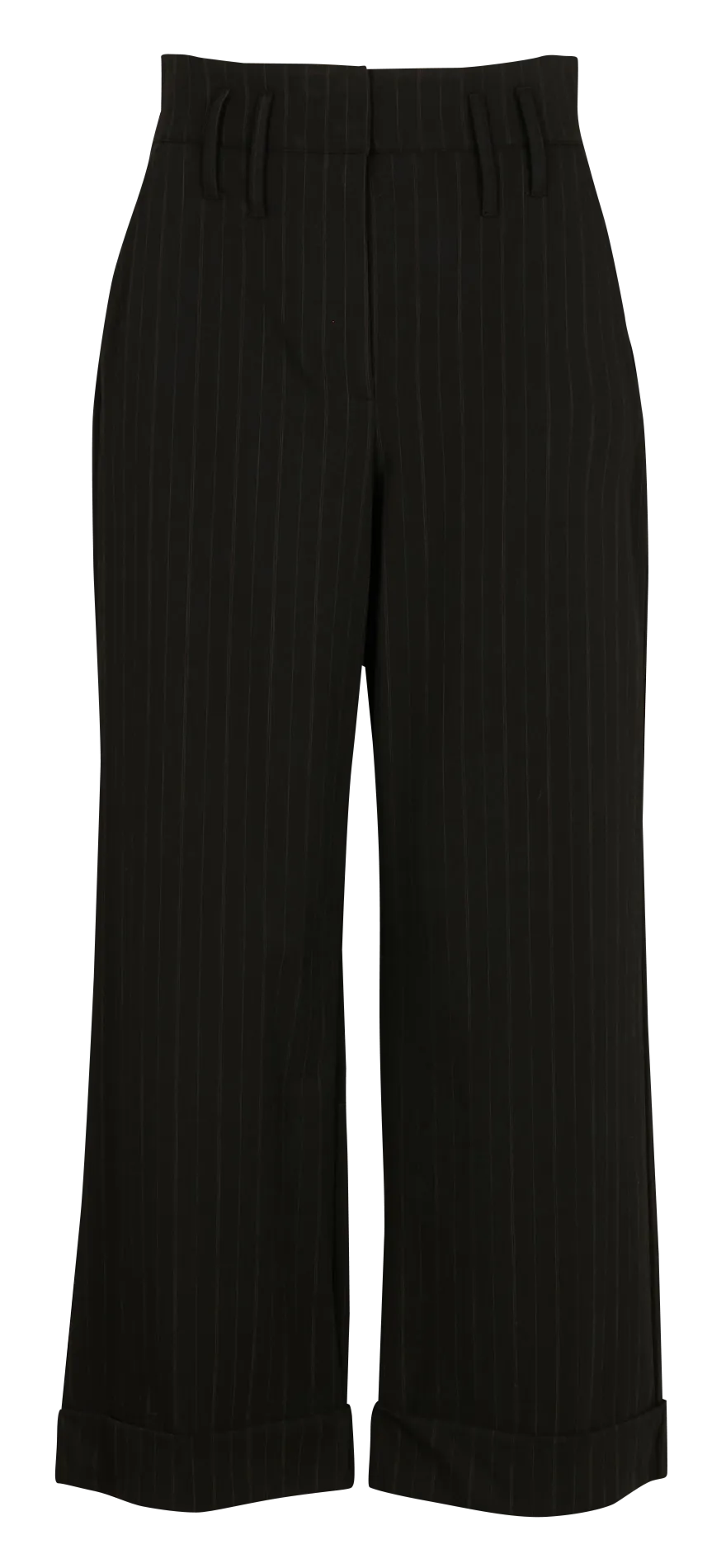 Pantalón ancho a rayas en multicolor
