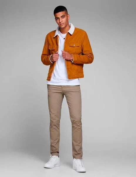 Pantalón Chino Jack&Jones 'Marco Bowie' Beige