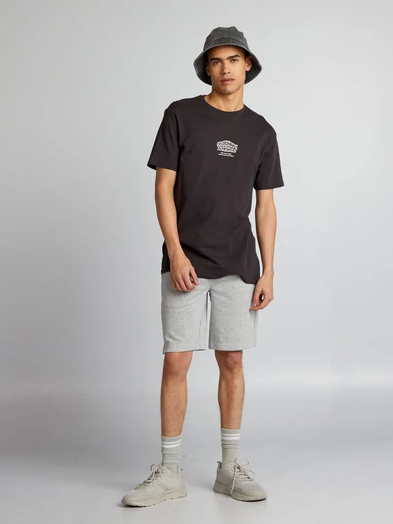 PANTALóN CORTO DE DEPORTE  GRIS