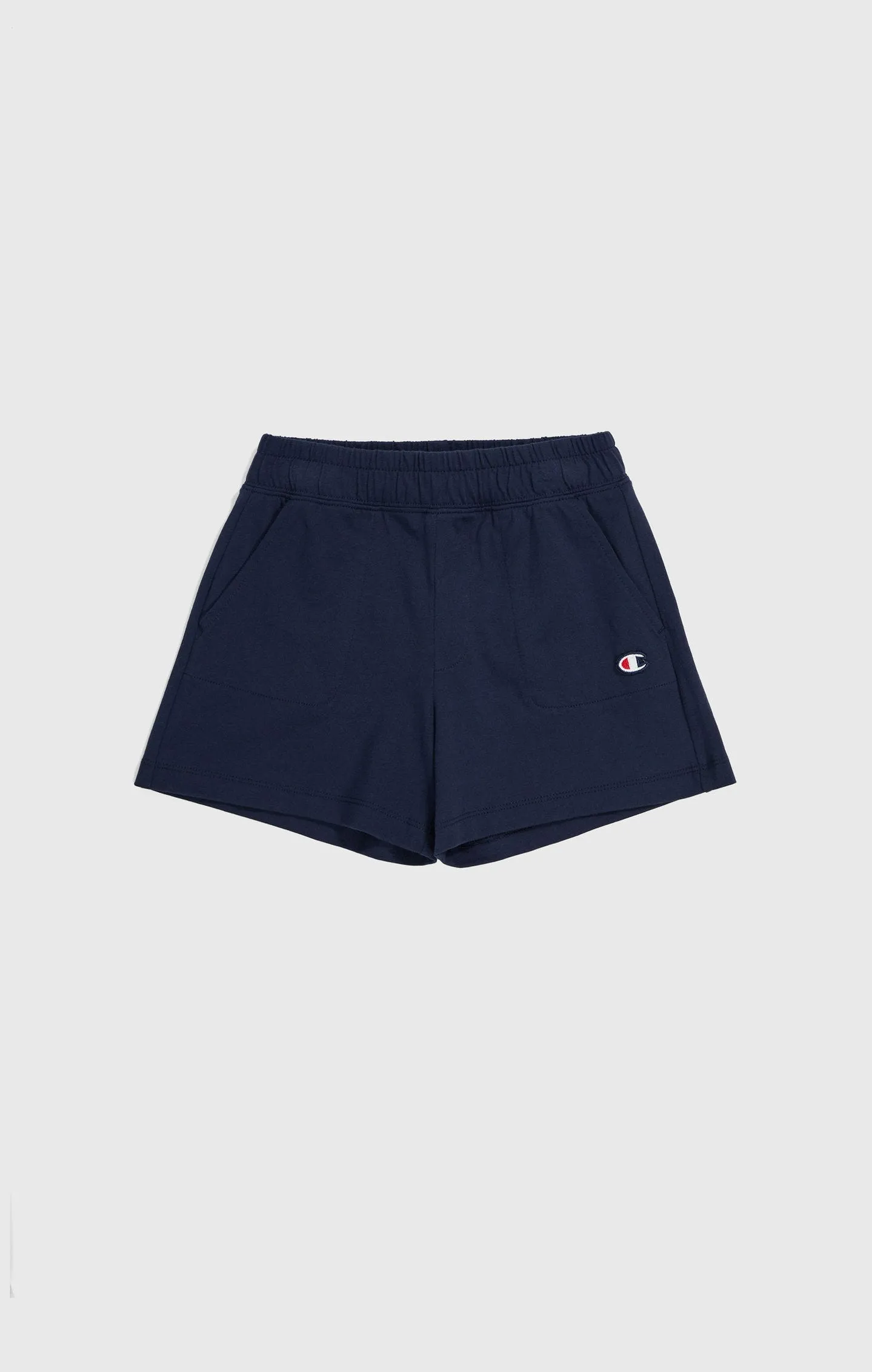 Pantalón corto de niña de punto con logotipo