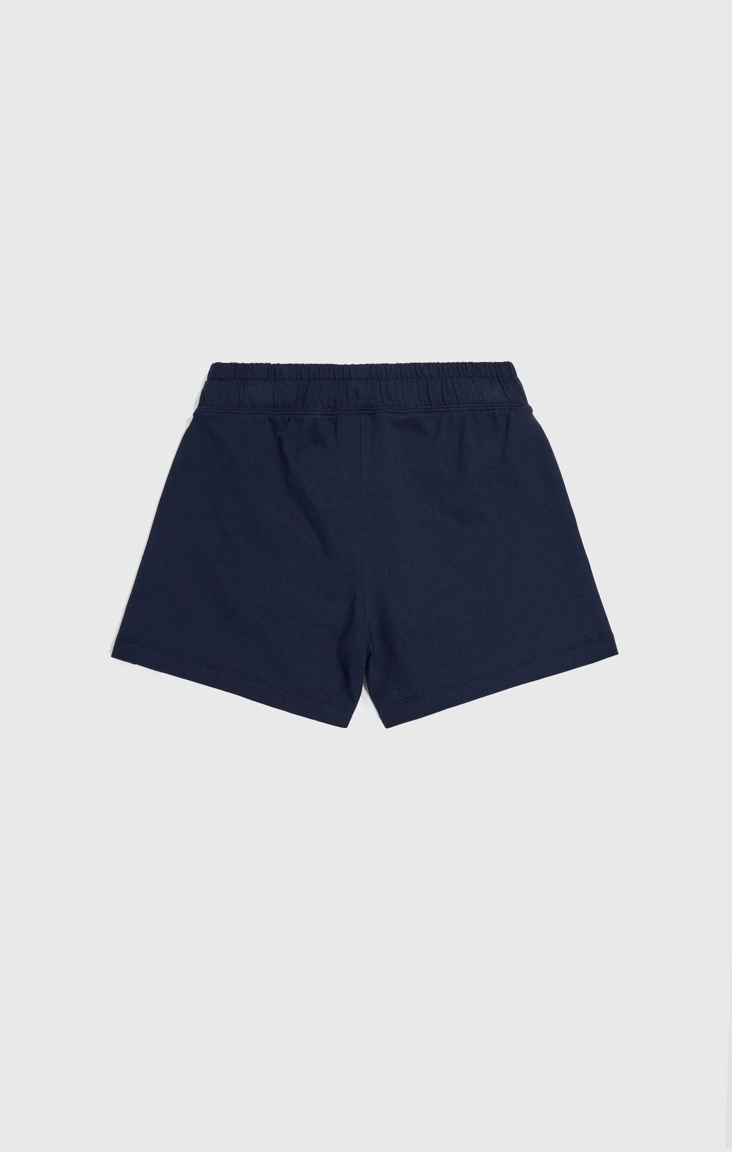 Pantalón corto de niña de punto con logotipo