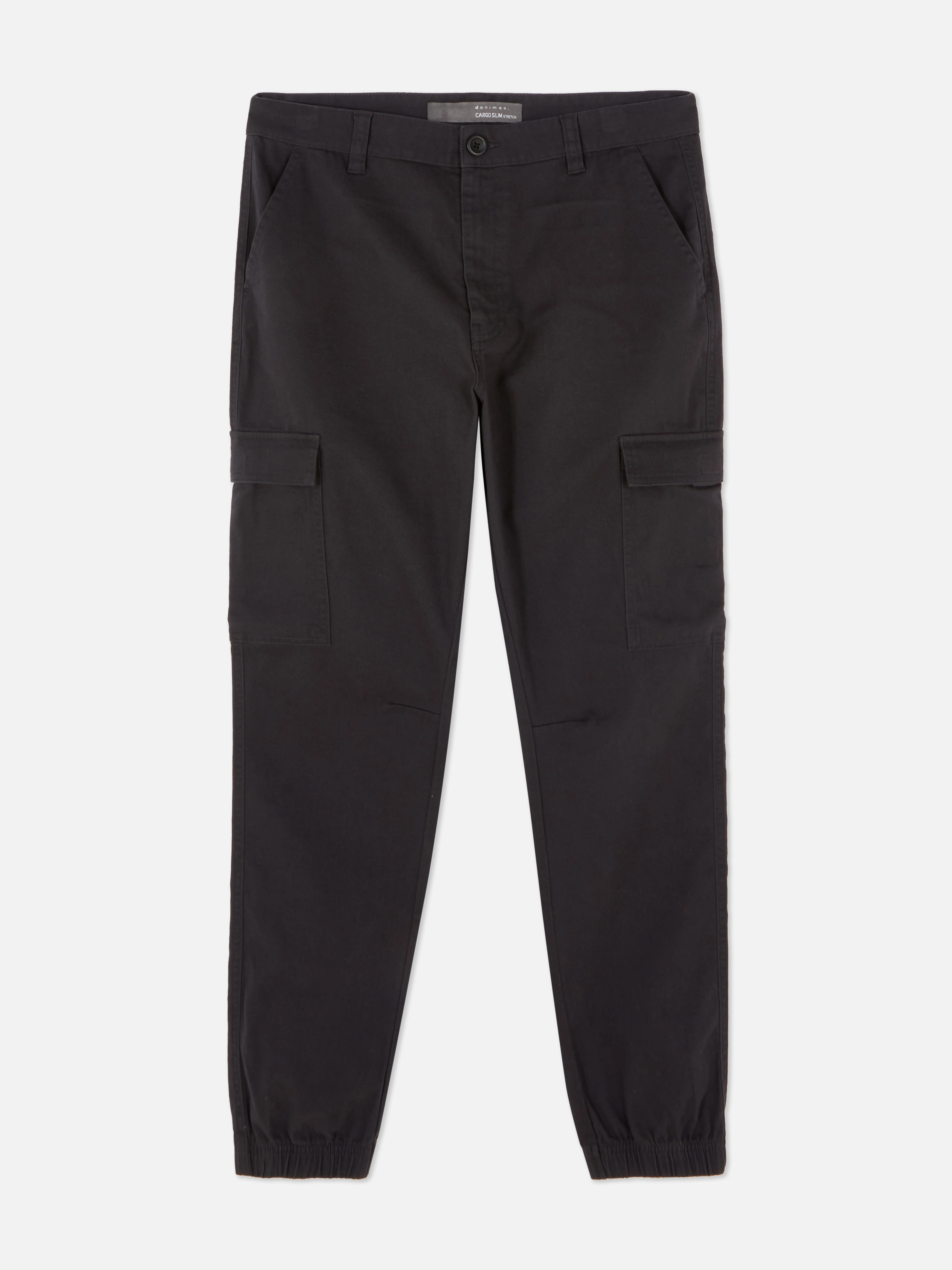 Pantalón de chándal cargo con bajos elásticos