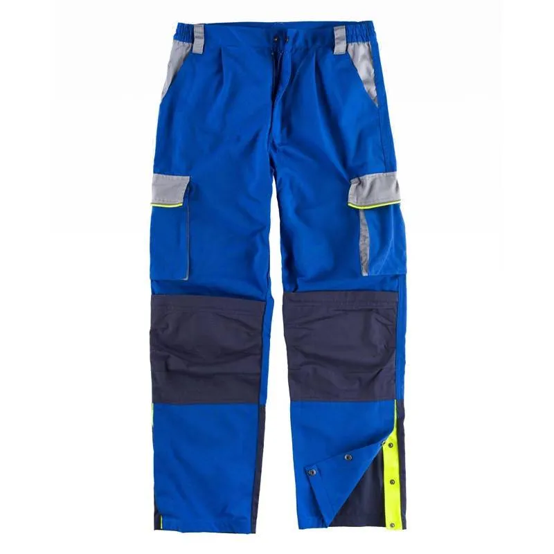 Pantalón de trabajo Línea 5 multibolsillos con elástico en cintura