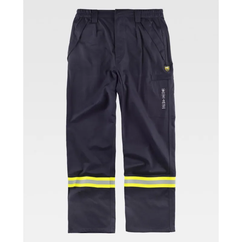Pantalón ignífugo para soldadura y arco eléctrico WORKTEAM B1498