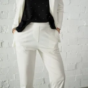 Pantalón Laia Laffaure Traje Blanco