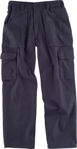 Pantalón linea 4 con elástico en cintura Marino