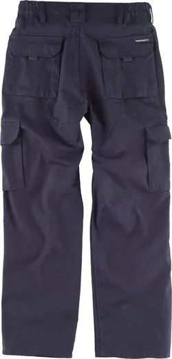 Pantalón linea 4 con elástico en cintura Marino