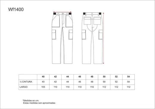 Pantalón linea 4 con elástico en cintura Marino