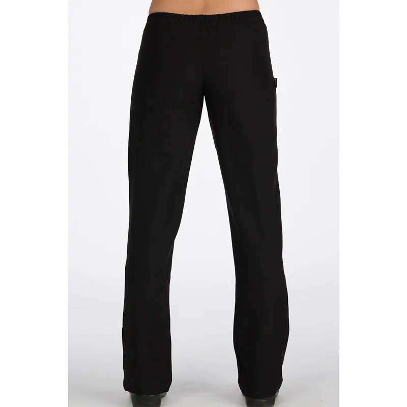 PANTALóN MUJER DE POLIéSTER NEGRO CON GOMA DETRáS  LACLA