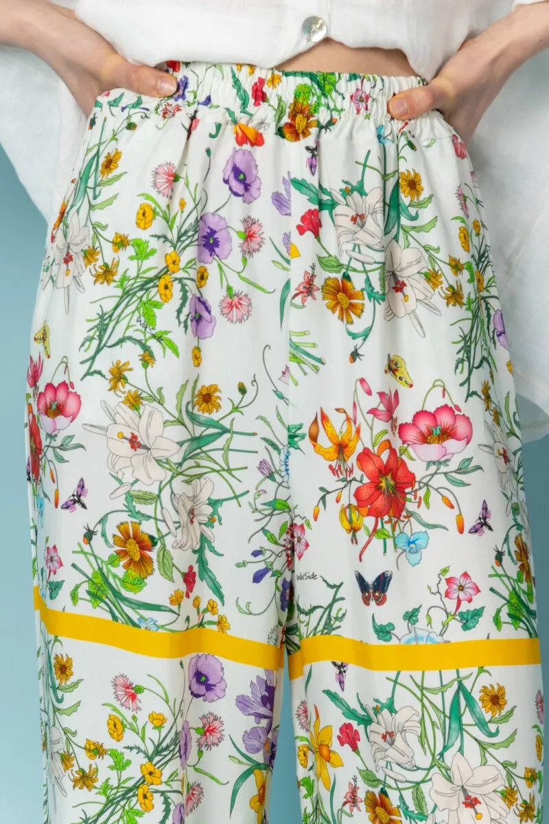 Pantalón palazzo estampado