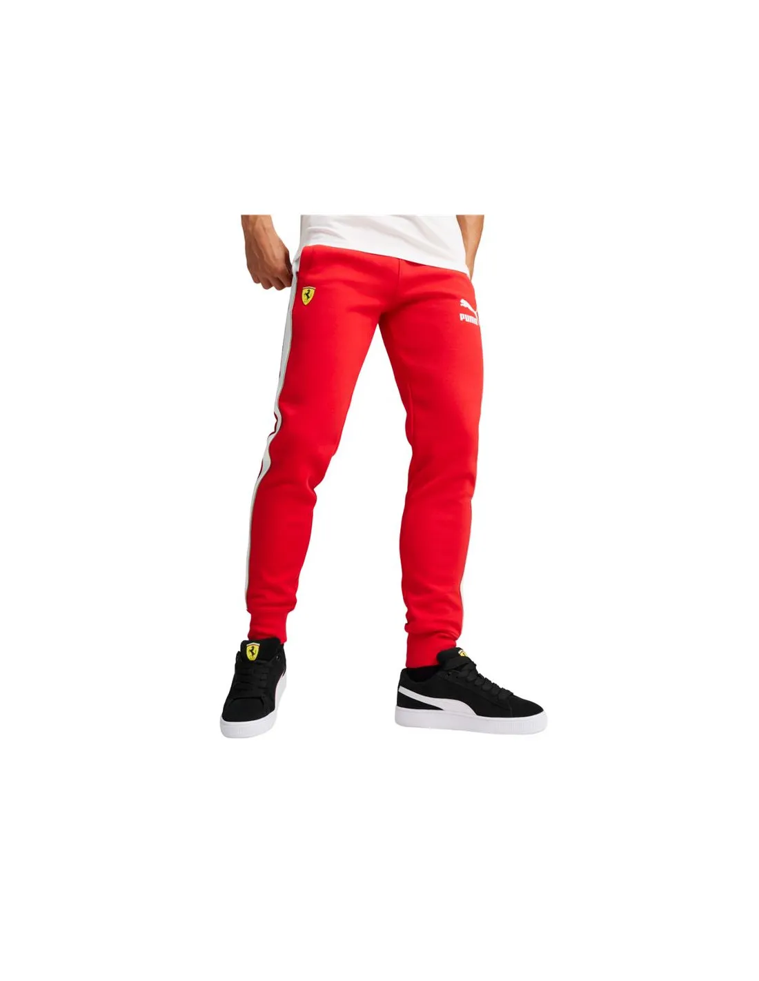 Pantalón Puma Ferrari Race Iconic Rojo Hombre