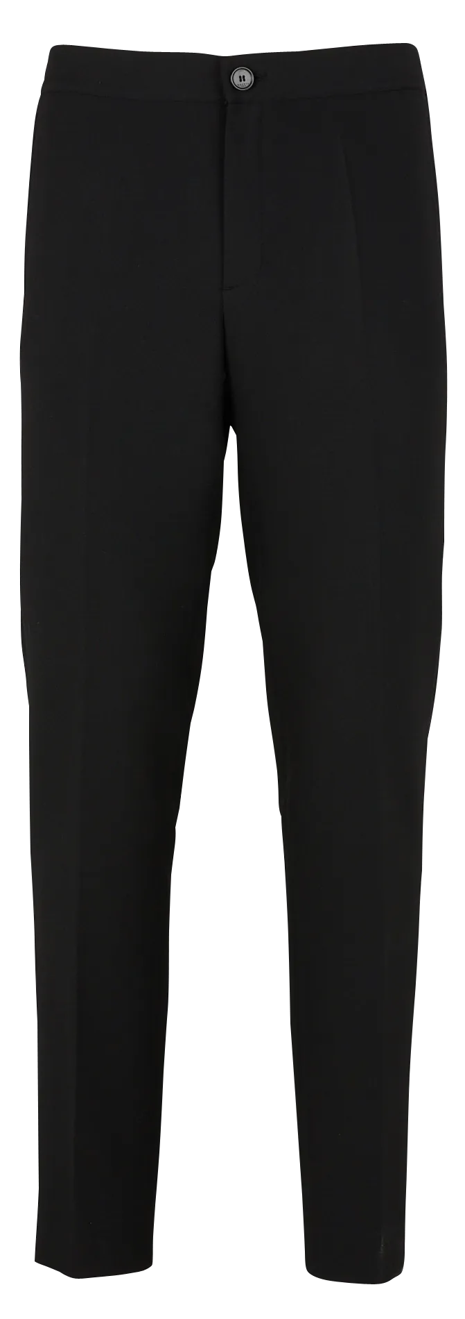 Pantalón recto en negro