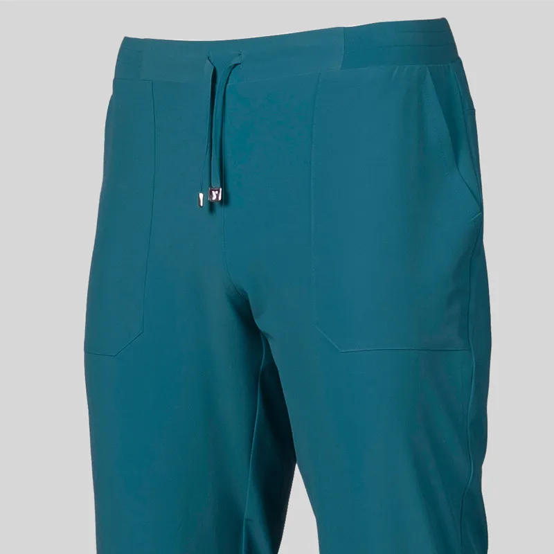 PANTALóN SANITARIO JOGGER VERDE PETRóLEO MICROFIBRA 360  GARY'S