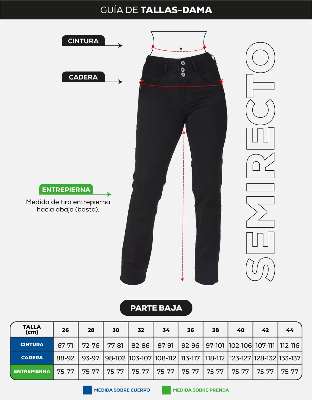 Pantalón semi recto vino tiro alto mm