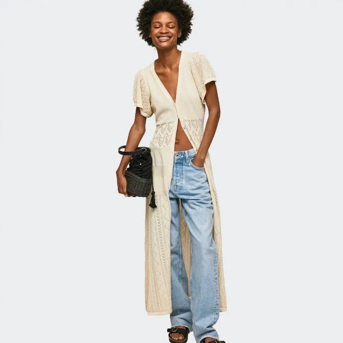 PEPE JEANS Vestido Pepe Jeans Blanco Roto